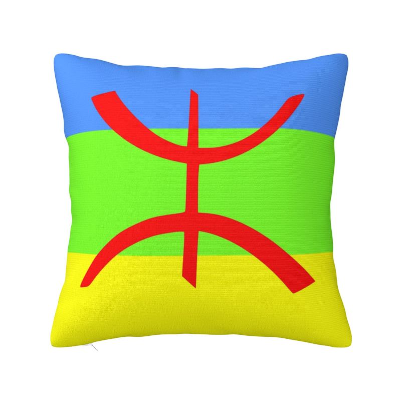 Kabyle Pottery Berber Motifs Nordic Throw Pillow Cover Decoracion Salon Case Boho Imazighen Amazigh Cushions for Sofa