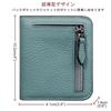[GADIEMKENSD] ladies bifold card case men's compact and light folding wallet thin mini wallet cute billfold coin leather purse RFID blocking trip