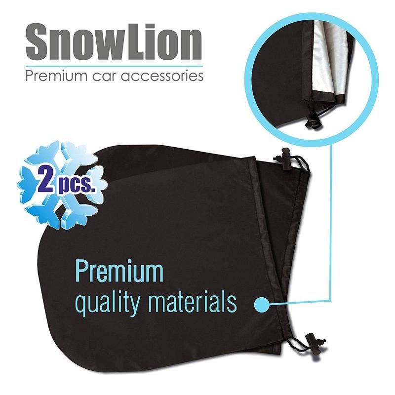 Car Truck Side Mirror for Sun Snow Cover 210D Oxford Cloth Fits for Most for Car