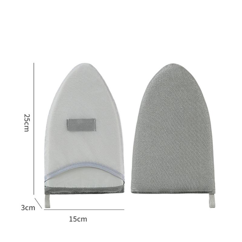 Practical-2Pcs Handheld Ironing Board Resistant Steamer Mitt  With Finger Loop Mini Ironing Board