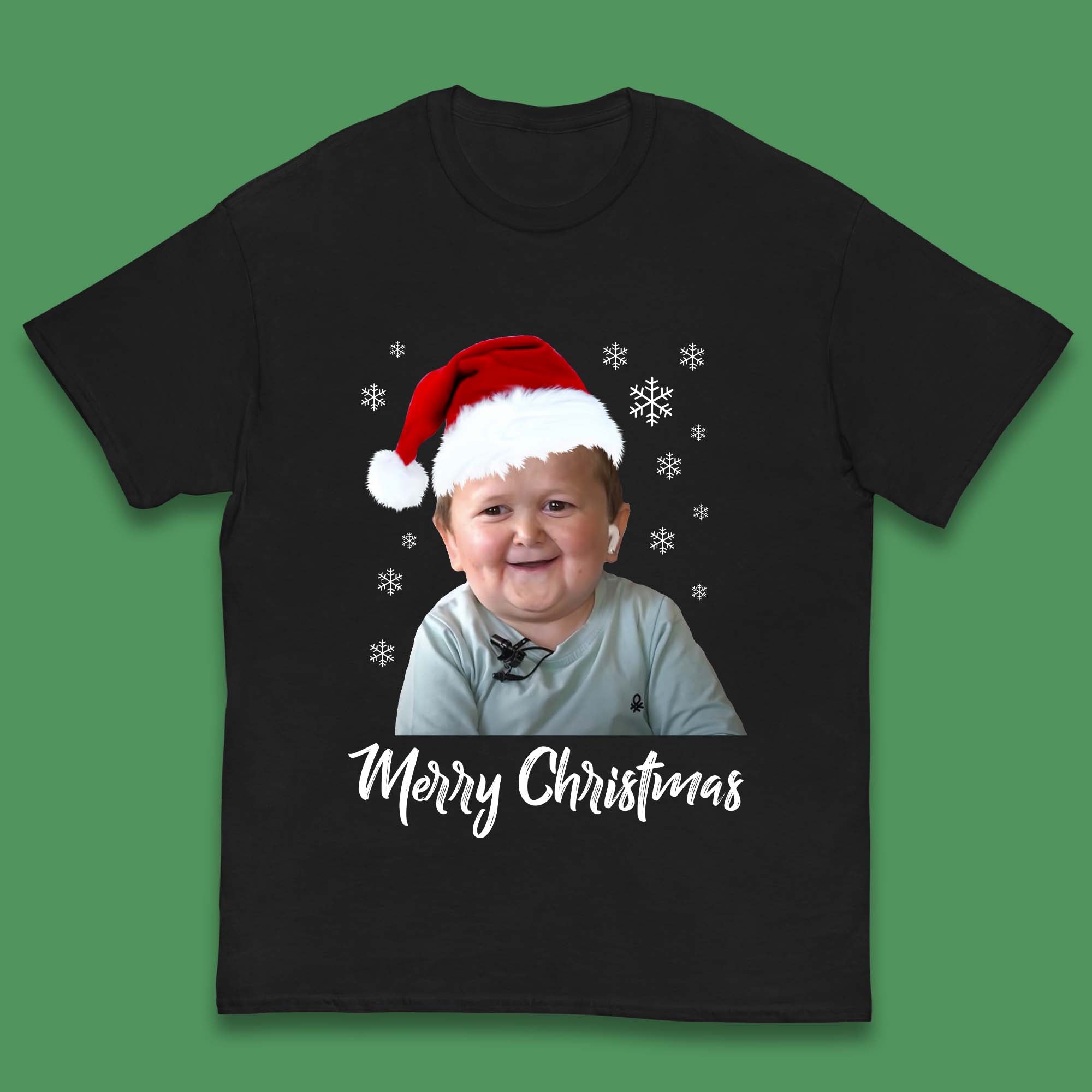 Santa Hasbulla Merry Christmas Kids T-Shirt 150