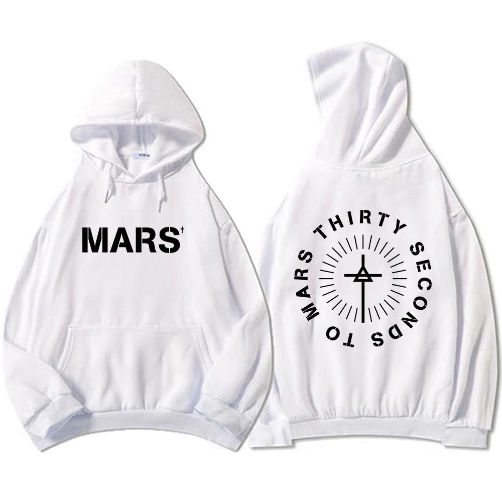 Thirty Seconds To Mars Hoodies Long Sleeve Fashion Hooded Sweatshirts Casual Rock Unisex Streetwear Mens