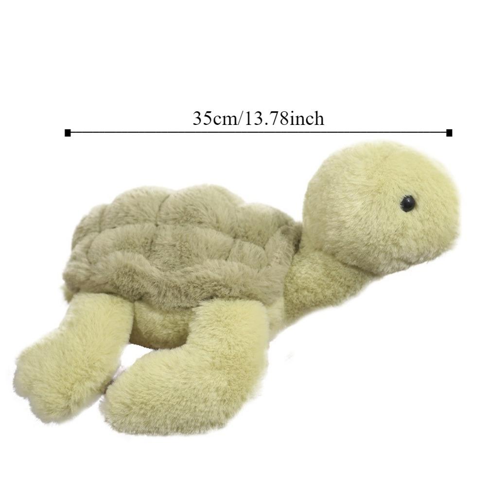 Fluffy Realistic Tortoise Plush Toys Marine Animal Soft Sea Turtle Plush Toy  Children Gift
