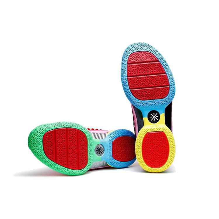 Li Ning WOW 7 Dämpfung Rutschfest Abriebfest Niedrig geschnitten Basketballschuhe Herren Pink ABAN079-9