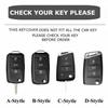 Leather Key Fob Case For Vw Volkswagen Tiguan L Touareg Teramont Tayron T-Roc Magotan B8 Phideon Cc  Key Cover Protector Shell