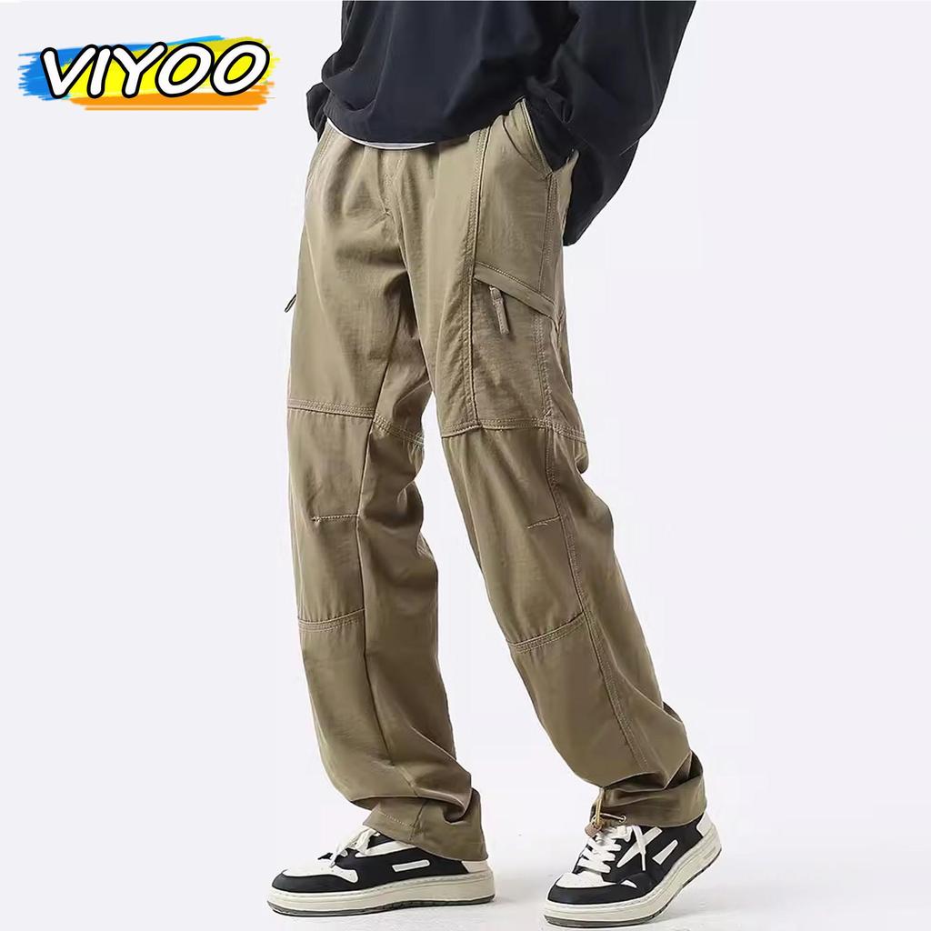 Pantaloni Cargo Uomo Elasticizzati Con Tasche Multiple | Leggeri Per Trekking E Sport