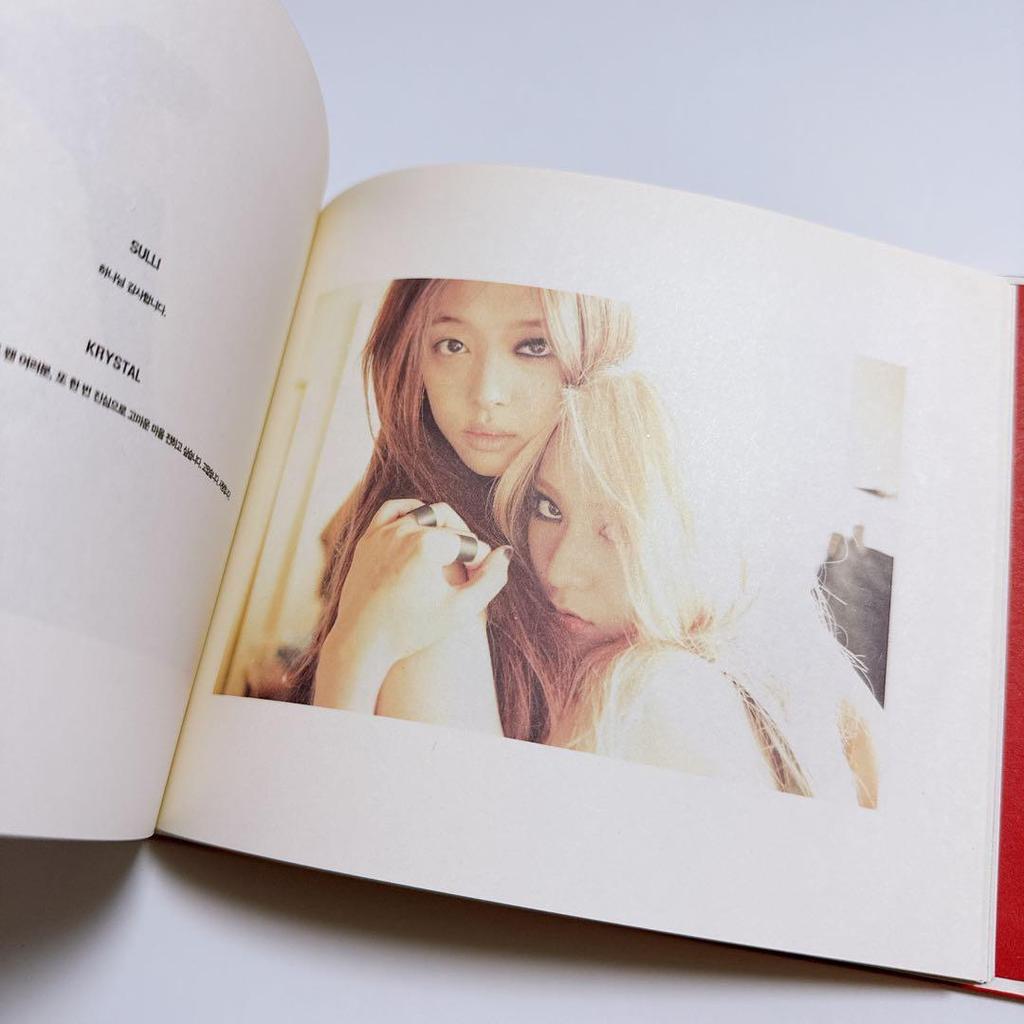 [USED] Limited Edition f(x) Red Light Album Booklet + Amber Trading Card