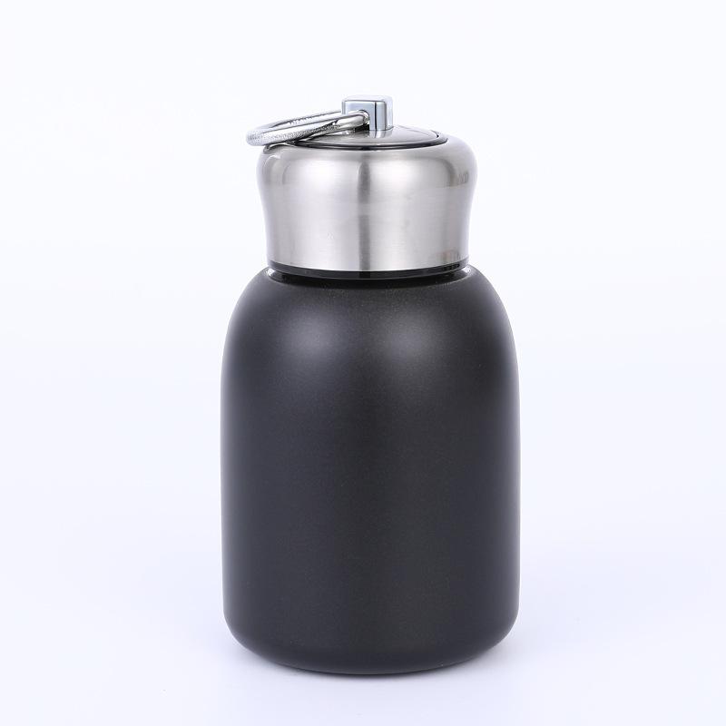 304 Stainless Steel Small Fat Ding Thermos Cup Color Mini Cute Male and Female Students Water Cup Small Capacity Thermos Cup