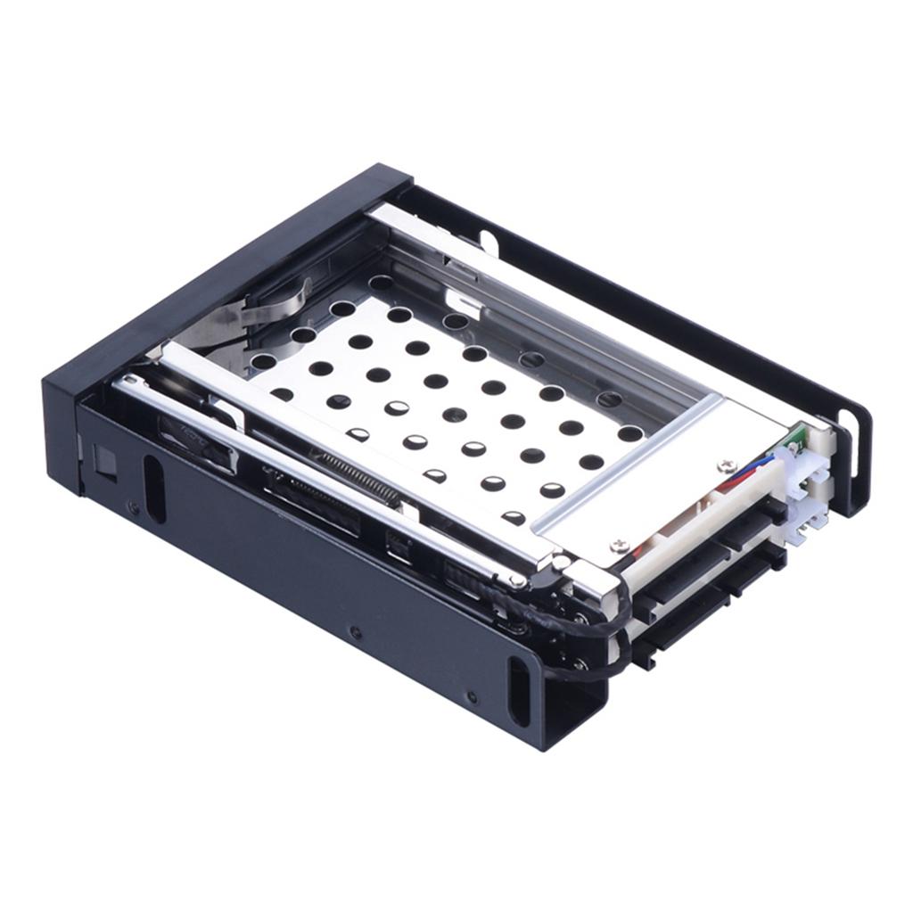 Hard Drive Backplane Enclosure Hot Swap Mobile Rack for 2.5in HDD SDD (Not Inclube Hard Disk)