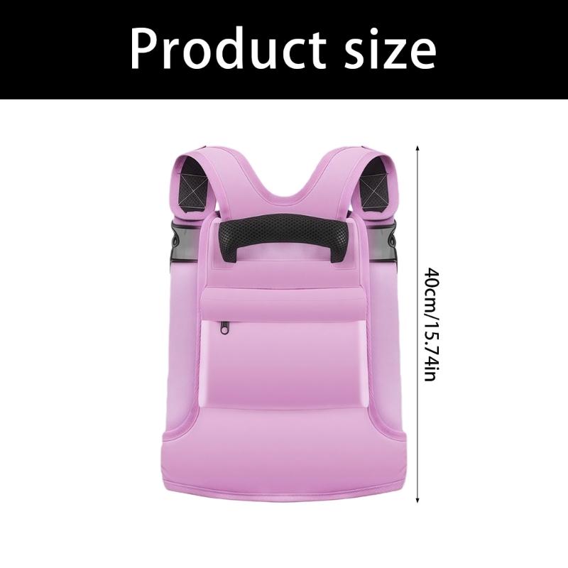 Integrated 15L Backpack Design Ski Training Harness Belt For Kids With Adjustable Straps And Easy Clip System