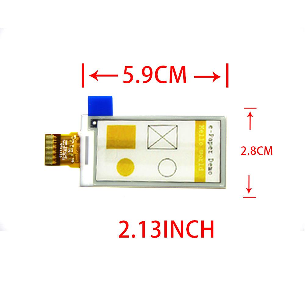 Multi-Size Color E-Ink Module (1.54"/2.13"/2.9") - No Backlight, SPI Communication with Arduino/MCU 32 Dev Resources