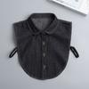 Adjustable Straps Detachable Collar Round Neck Shirt Collar Simple Denim Fake Collar  Autumn Winter