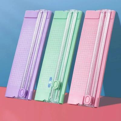 A4 Double-sided Paper Cutter with Pull-out Ruler Suitable for Photo Trimming Machine Scrapbook Light Cutting Pad Machine