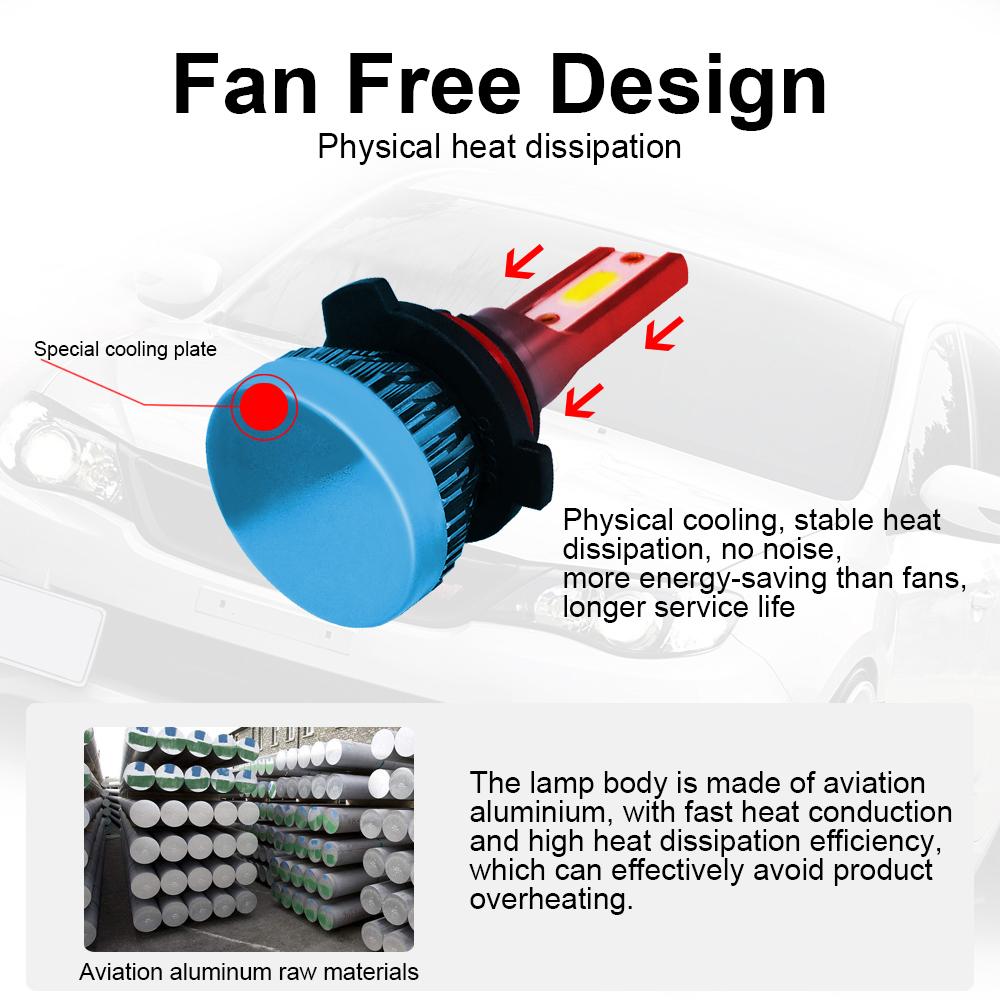 BraveWay H11 Led Headlight for Auto 9005 9006 HB3 HB4 Led Ice Bulb Car Led Light Automobile Diode Lamps LED Bulb