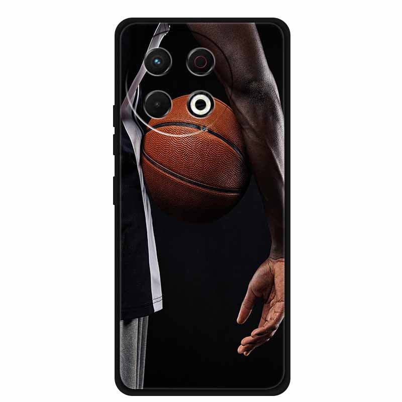 For Tecno Spark 30 Pro Phone Case 30Pro Coque Black Silicone Soft Back Cover Case For Tecno Spark30 Pro 4G Case Protective Shell