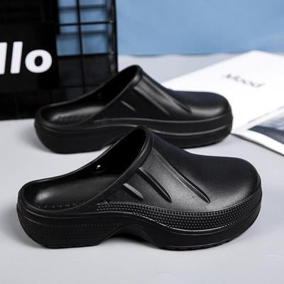 2023 Heren Waterdichte Antislip Professionele Koksandalen – Oliebestendige Keuken- en Arbeidsbeschermingsslippers voor Mannen van Middelbare Leeftijd