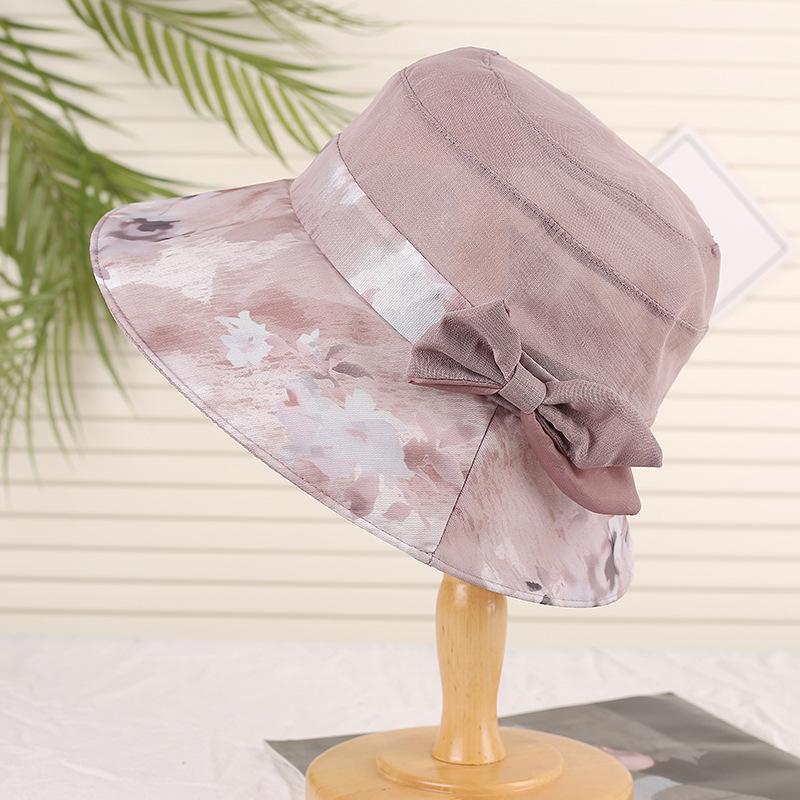 

Women s Spring Summer Breathable Mesh Bucket Hat with Elegant Bow Fashionable Outdoor Sun Hat for Ladies 56-58cm світлого кольору хакі