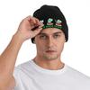 Funny Lizard Button 2 Beanie Hats  Skullies Beanies Unisex Funny Thermal Elastic Caps Autumn Winter Kpop Bonnet Hats