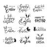Easter Silicone Stamp Decorative Transparent Stamp Seal for DIY Greeting Cards