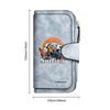 Surfing Printed Long Wallet Fashion Casual Large Capacity Portable Card Holder for Daily Use