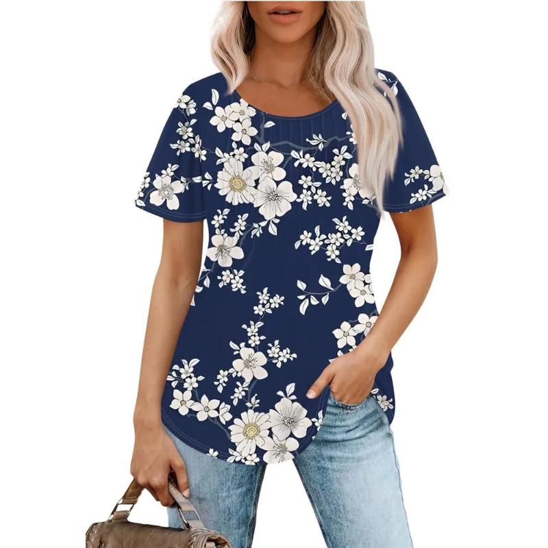 3D Printed Fashion Women's T-Shirt Summer Breathable Trend Versatile