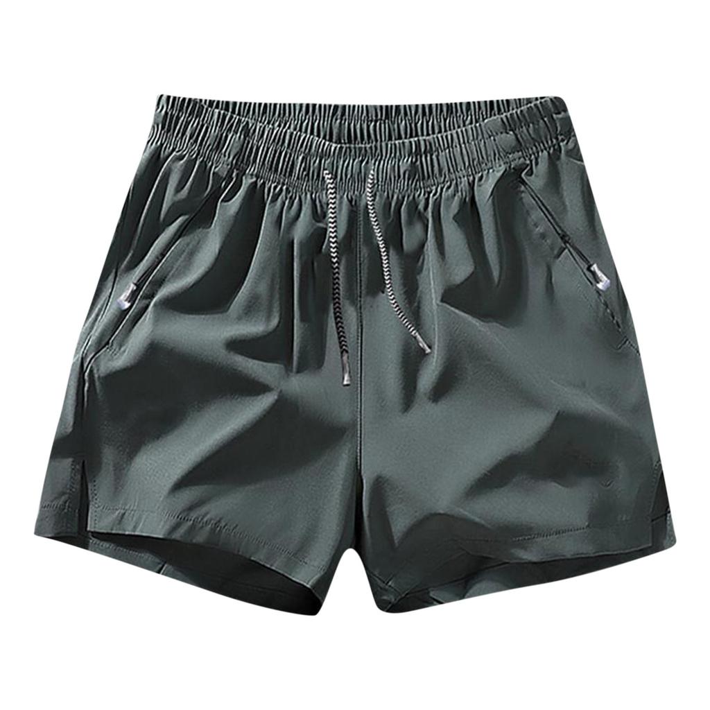 Men's Breathable Loose Casual Pants, Quick Drying Outdoor Thin Running Shorts, Cropped Pants
