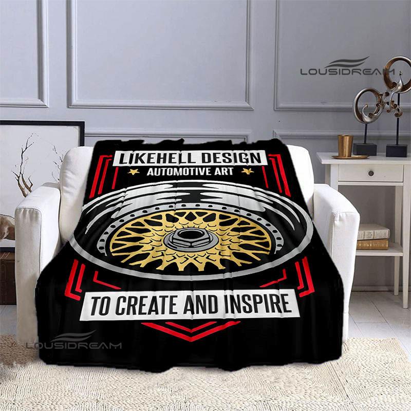 BBS LOGO printed blanket Picnic blanket Warm Flannel blankets Outdoor Blanket Home bed linings blankets for beds Birthday Gift