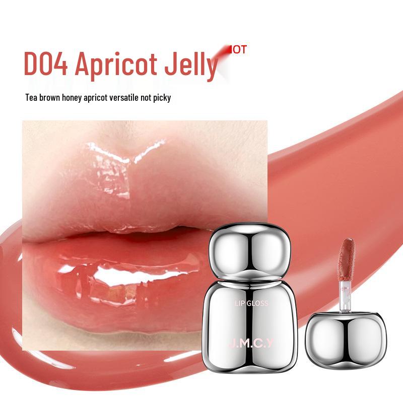 Jianmei Chuangyan Hydro-Glow Lip Gloss: Moisturizing, Nourishing, Brightening Glass Plump Nude Lipstick.