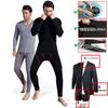 Minarena HEATTECH Warm Innerwear for Men Weather and Top and Bottom HEATTECH Ultra Warm Long Sleeve Shirt [Cold Underwear, Moisture-Wicking, Warm,