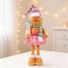 Plush Material Gingerbread Man Plush Ornament Biscuit Man Christmas Decor  Window Display