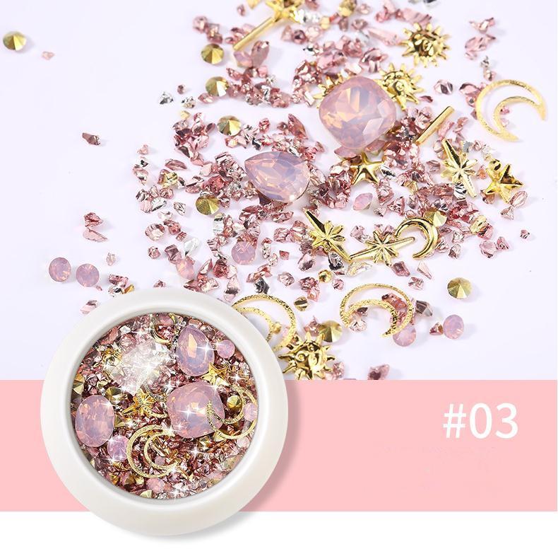 

Аксессуары для ногтей, новые украшения для ногтей с бриллиантами, 2019, новый набор для смешанного дизайна, украшения для ногтей, подвески для ногтей