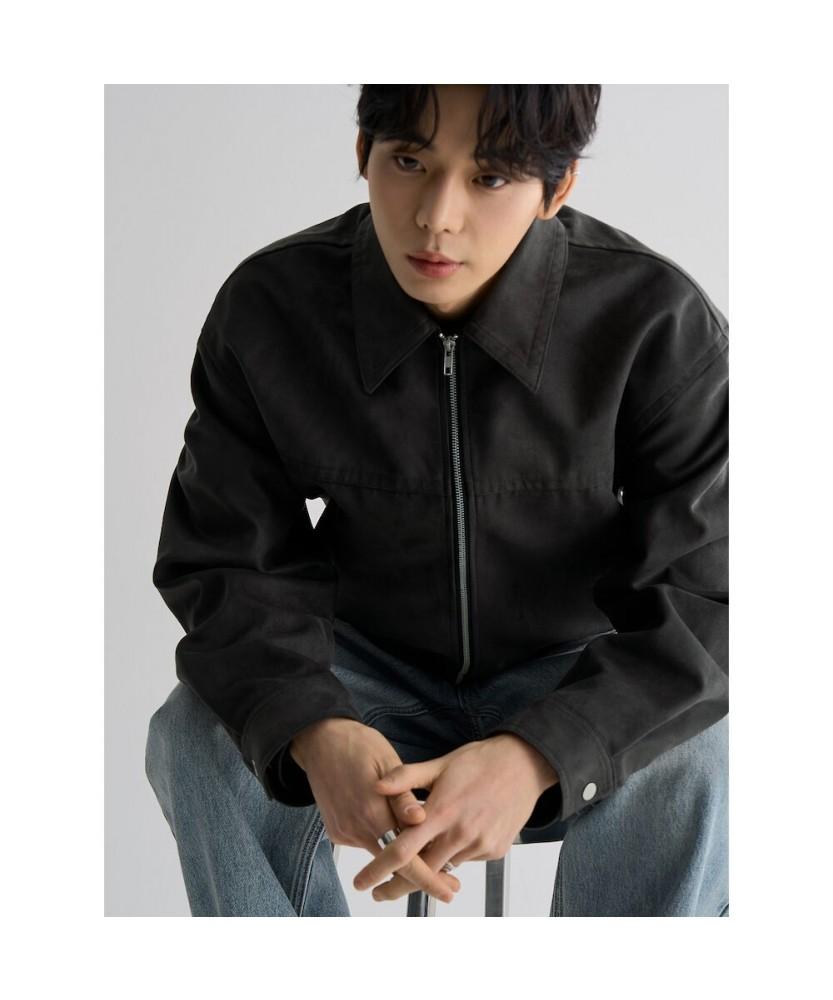 8Seconds Faux Suede Collar Blouson Ash