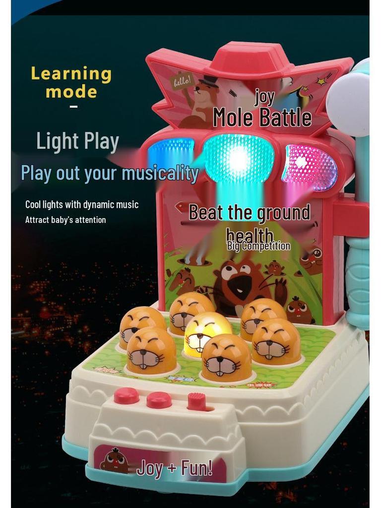 Educational Whack-a-Mole Toy for Infants and Toddlers 0-2.5 Years - Ideal for Early Development and Fun for Boys & Girls