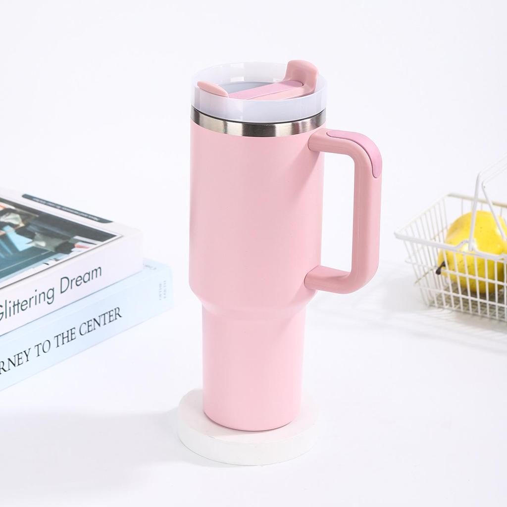 Second Gen 40oz Insulated Car Cup with Handle - Large Capacity, Double Layer Vacuum for Cold Storage