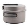 TOAKS Titanium Camping Pot 1100ml 1300ml 1350ml 1600ml 2000ml Pan (1350ml + [CKW-1350])