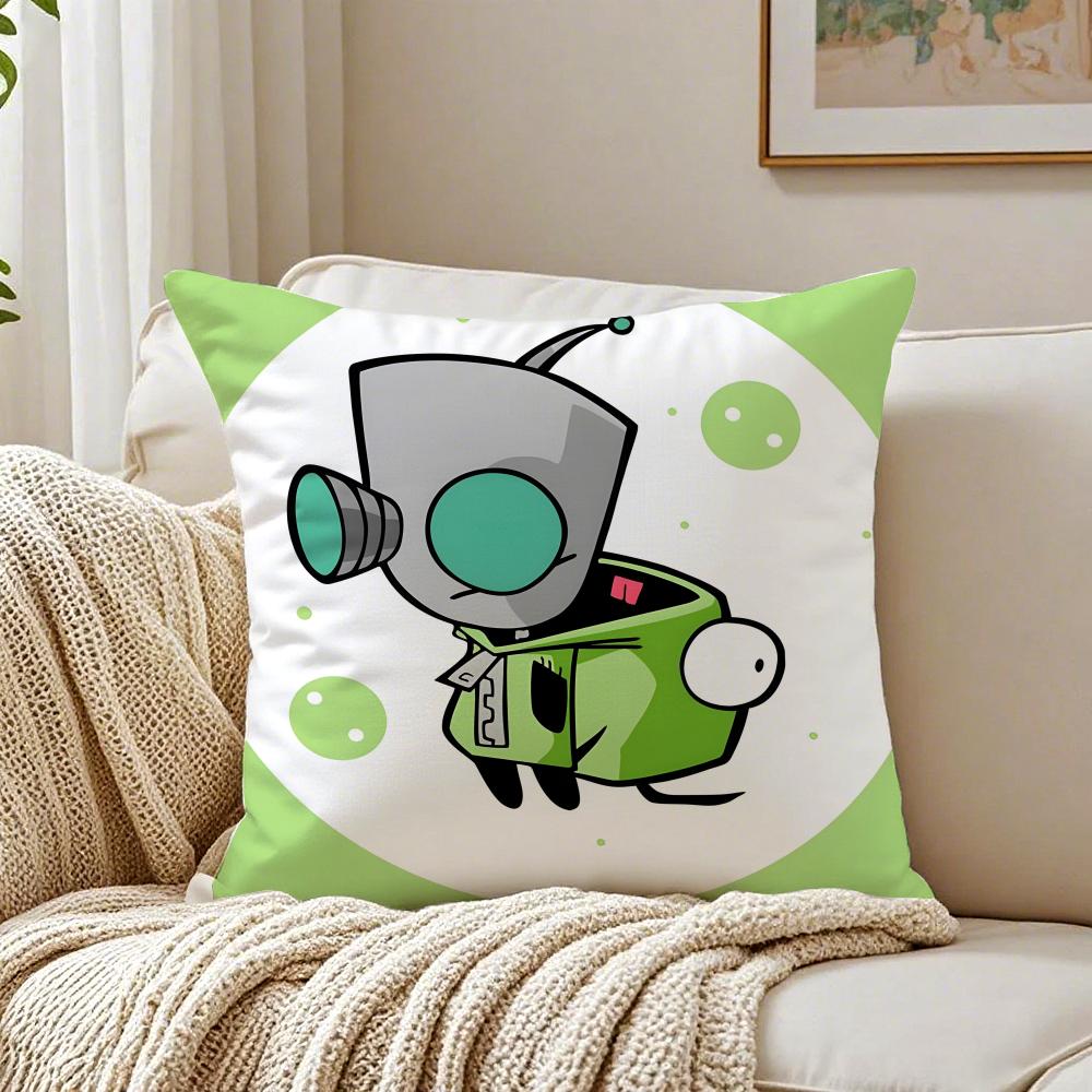 Animation I-Invader Cushion Cover Pillowcase Anti-Dustmite Living Room Sofa Decor Cushion Room