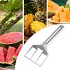 Watermelon Slicer Three-Cut Watermelon Cutting Tool Stainless Steel Fruit Cutter Gadget For Daily Home Outdoor Picnic Camping