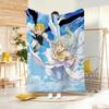 Magic Fantasy Anime TThe Seven Deadly Sins Throw Lightweight g Flannel Blanket Soft Skinfriendly for Summer Cooling