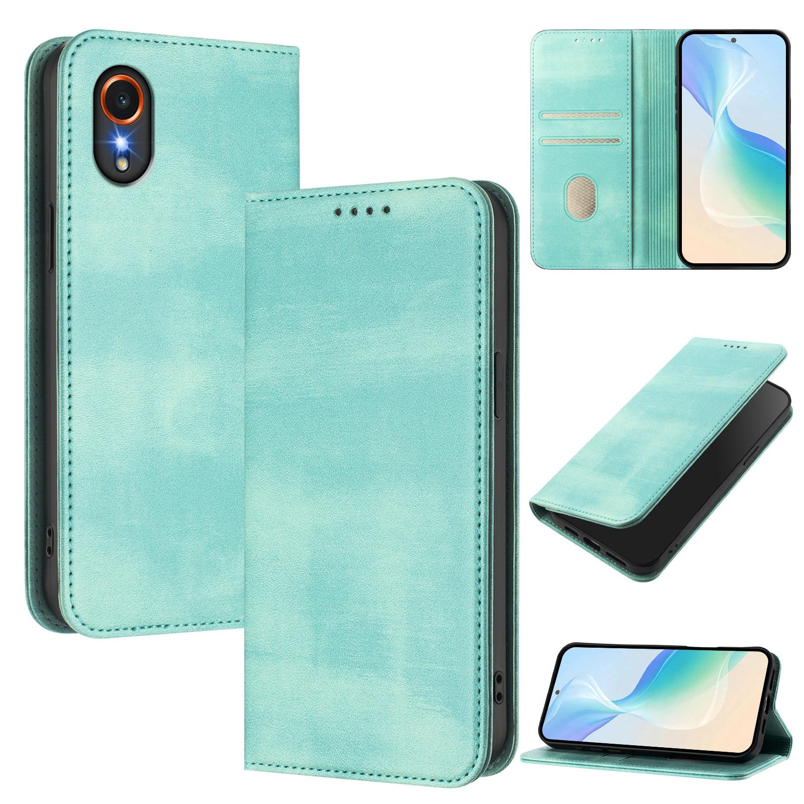 

For Samsung Galaxy Xcover7 Wallet Cases Retro Texture RFID Blocking Leather Phone Cover Pink