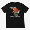Court Energy Basketball Graphic T-Shirt Unisex Sports Fan Tee