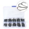 1 Set Of Fishing Hook High-carbon Steel Fish Hook Set 3#-12# Non-ring Non-hole Fish Barbed Hook