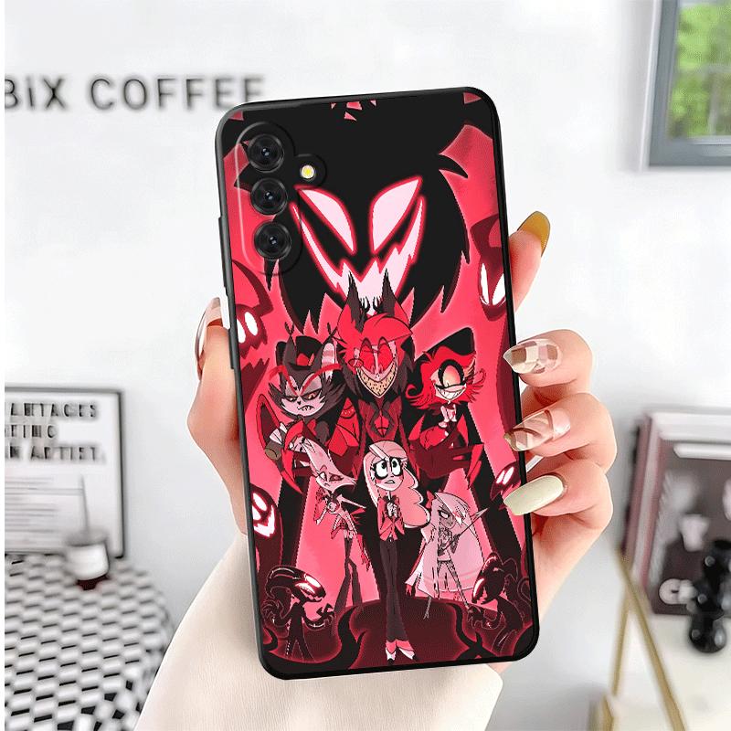 Hazbin Hotel Anime Soft Phone Case for Samsung A17 A37 A57 A16 A26 A36 A56 A15 A25 A35 A55 A14 A24 A34 A54 A13 A23 A33 A53 A52 A