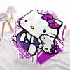1PC Hello Kitty, Purple Theme - Custom Name Automatic Folding Umbrella - Compact 8-Rib Design, Durable Plastic & Iron, Daily Use S0106001