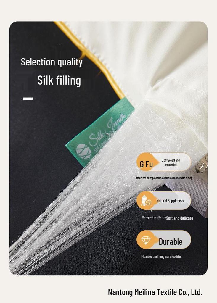 Crystal Home Textiles Silk and Mulberry Quilt: Thick Zippered Spring & Autumn Parent-Child Quilt, Winter Gift Edition.