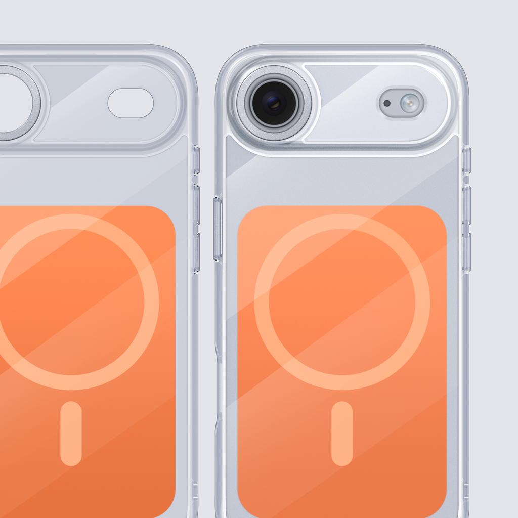 Luxury Strong Magnetic Transparent Phone Case for iPhone 17 Pro Max 16 Plus 15 14 13 12 11 for Magsafe Compatible Slim Fit Cover