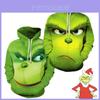 Rascal Grünes Monster Der Grinch Herren Hoodie Jacke Mit Weichem Und Atmungsaktivem Material Für Angenehmen Tragekomfort