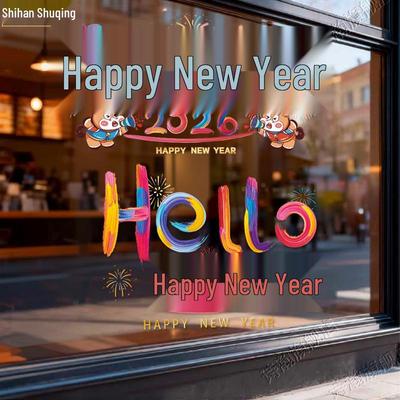 2026 Chinese Year of the Horse Window Clings – New Year Decoration Stickers