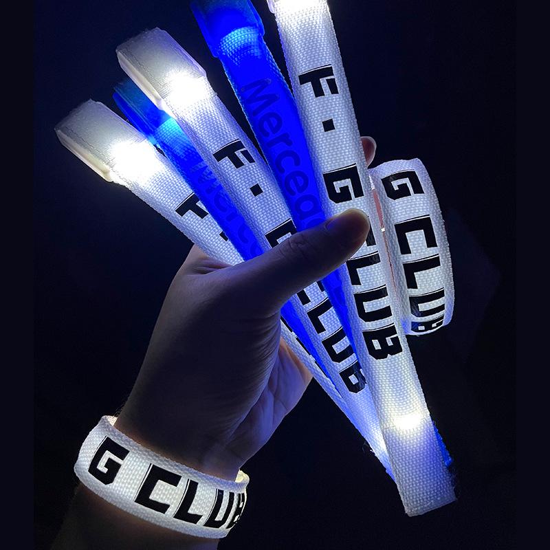 Luminous LED Sports Wristband: Glowing Bracelet for Night Running, Parties, Concerts