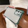 Case for Samsung Galaxy S20 ULTRA Electroplated Color Border Clear Phone Casing Cover