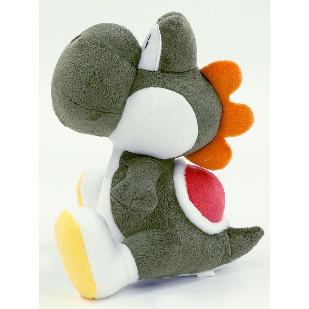 San-ei Trading Super Mario All Star Collection Black Yoshi Plush Toy 20cm